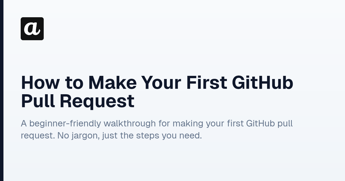How to Make Your First GitHub Pull Request | aleksa.codes